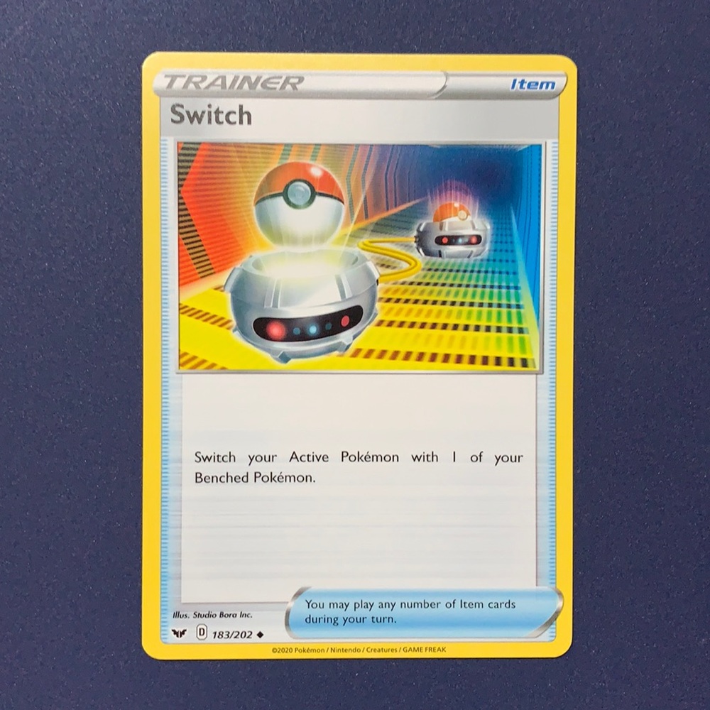 Trainer Switch Pokémon card 183/202